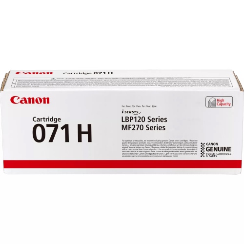 Canon 071H (5646C002)Toner Cartridge, Black (2500 pages)