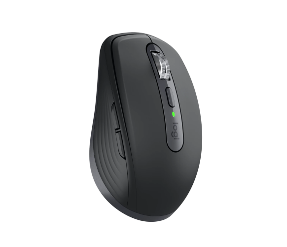 Logitech MX Anywhere 3S Mouse - RF Wireless + Bluetooth, Laser, 8000 DPI, Graphite