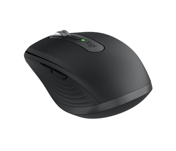 Logitech MX Anywhere 3S Mouse - RF Wireless + Bluetooth, Laser, 8000 DPI, Graphite