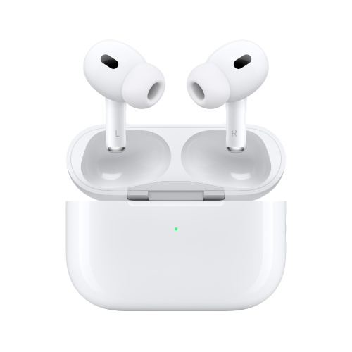 Apple AirPods Pro (2nd Gen) Wireless In-Ear Headphones Earbuds, Balta (MQD83ZM/A)