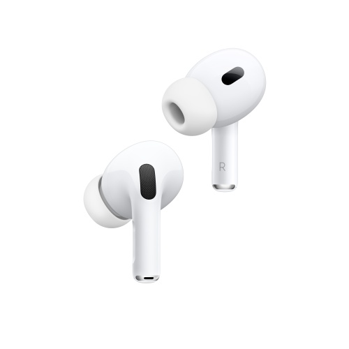 Apple AirPods Pro (2nd Gen) Wireless In-Ear Headphones Earbuds, Balta (MQD83ZM/A)
