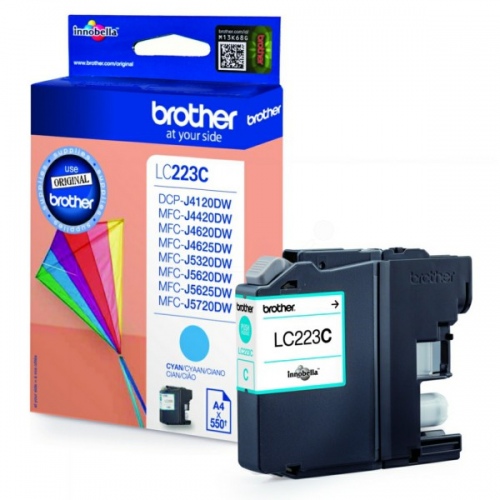 Brother LC223 (LC223C) Ink Cartridge, Cyan