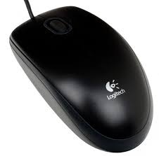 LOGITECH B100 optical Mouse black USB for Business OEM