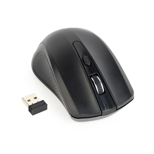 Gembird MUSW-4B-04 Wireless mouse, RF Wireless, Optical 1600 DPI, Black