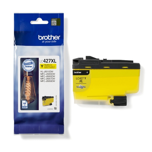 Brother LC-427XLY (LC427XLY) Ink Cartridge, Yellow