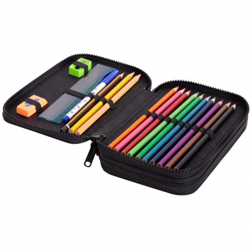 Double decker school pencil case with equipment Coolpack Jumper 2 Cherries