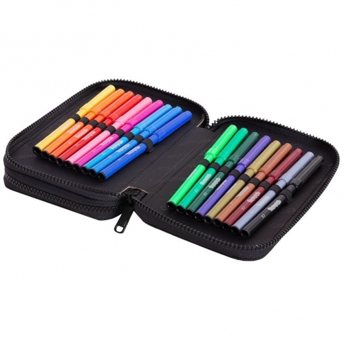 Double decker school pencil case with equipment Coolpack Jumper 2 Cherries