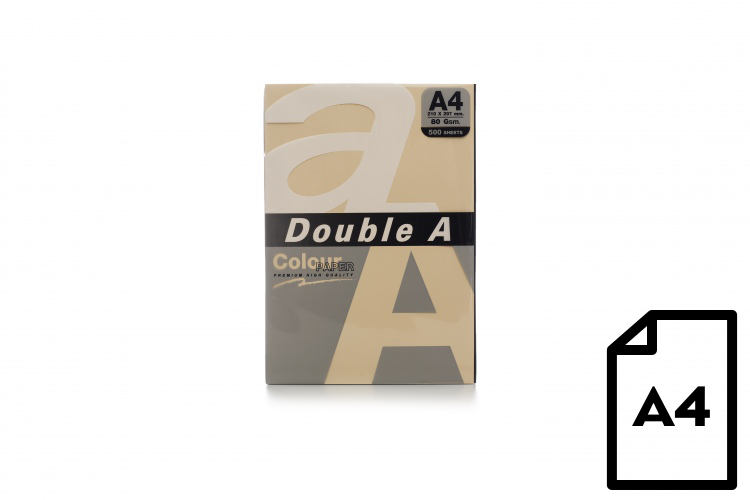 Colour paper Double A, 80g, A4, 500 sheets, Old Rose
