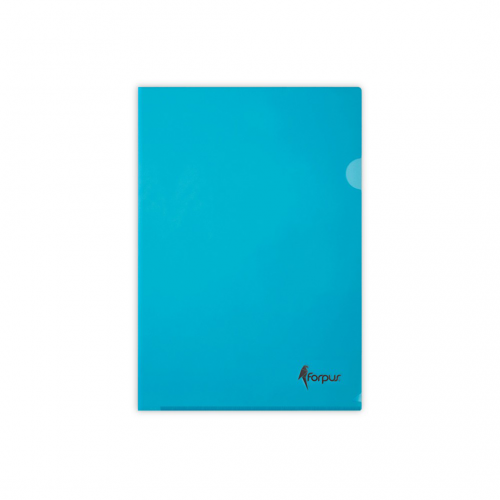 Folder L Forpus, A4, 180 microns, blue, plastic