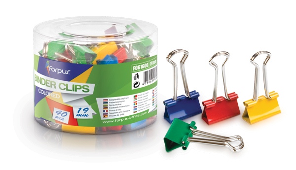 Forpus clips, 19mm, color (40) 1105-007