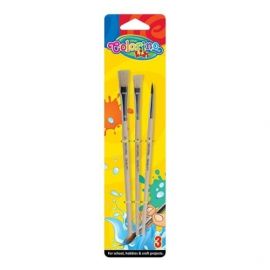 Colorino Kids  Paint brushes 3 pcs blister