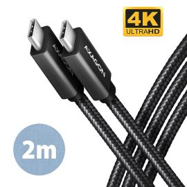 CABLE USB-C TO USB-C 2M 100W/BLACK BUCM32-CM20AB AXAGON