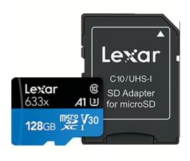 MEMORY MICRO SDXC 128GB UHS-I/W/A LMSBLPL128G-BNANG LEXAR