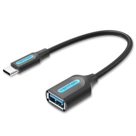 CABLE USB3.1C MALE TO A FEMALE/0.15M BLACK CCVBB VENTION