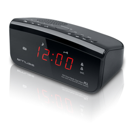 Muse Clock radio PLL M-12CR Black