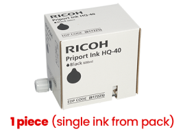 Ricoh Priport HQ-40 (817225) Ink Cartridge, Black (1 piece)
