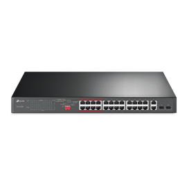 TP-LINK 24-Port Gigabit Switch TL-SL1226P	 10/100/1000 Mbps (RJ-45)