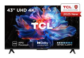 TCL 43 " 4K Ultra HD 3840 x 2160 pixels