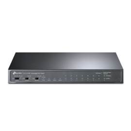 TP-LINK 8-Port 10/100Mbps + 3-Port Gigabit Desktop Switch with 8-Port PoE+ LS1008 Unmanaged