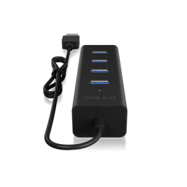 Raidsonic 4 port USB 3.0 hub IB-HUB1409-U3 Black