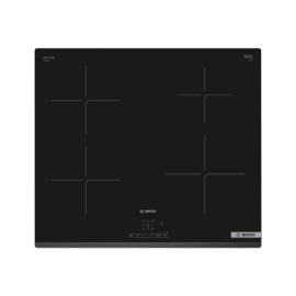 Bosch | Hob | PUE63KBB6E | Induction | Number of burners/cooking zones 4 | Touch | Timer | Black