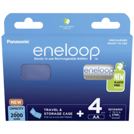 Panasonic Rechargeable Batteries ENELOOP BK-3MCDEC4BE AA