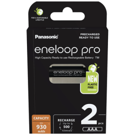 Panasonic Rechargeable Batteries ENELOOP Pro BK-4HCDE/2BE AAA