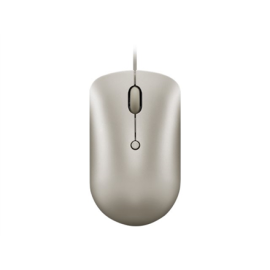 Lenovo 540 USB-C Wired Compact Mouse (Sand) Lenovo