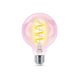 Wizarding World | Philips Smart WiFi Filament Clear G95 RGB | E27 | 6.3 W | Full colour