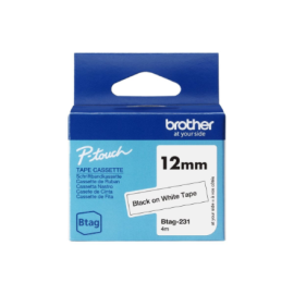 Brother BTAG-231 Black on White Btag