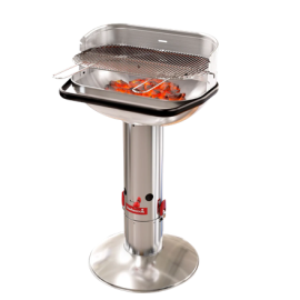 Barbecook Charcoal Barbecue Loewy 55 SST, 59.8 x 35.4 x 101 cm BC-CHA-1004