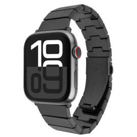 Fixed Resin Strap for Apple Watch 44/45/46/49mm Carbon Black