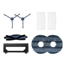 Anker Eufy Replacement Parts Kit for Eufy C20 Omni Robot Vacuum, Roller Brush with Bristles and Rubber, Brush Guard, 2 Side Brushes, Washable Filter, and 2 Mop Cloths