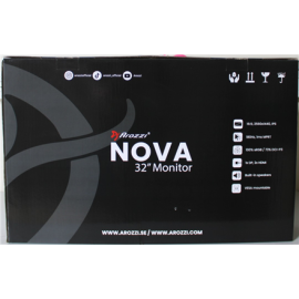 SALE OUT. Arozzi Nova 32" IPS, 180Hz, Computer Monitor - Black Arozzi Nova