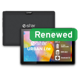 ESTAR Renewed Grade B 10.1 URBAN Tablet 4GB Black