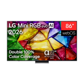 LG 4K evo AI Mini RGB TV 86MRGB87B3B 86