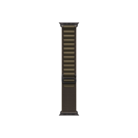 APPLE 49mm Dark Olive Alpine Loop - Small - Black Titanium Finish Apple