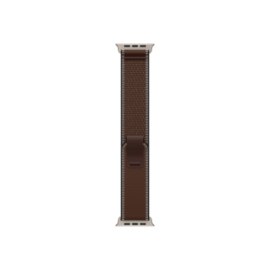 APPLE 49mm Dark Umber Trail Loop - S/M - Natural Titanium Finish Apple