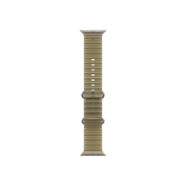 APPLE 49mm Translucent Kelp Ocean Band - Natural Titanium Finish Apple