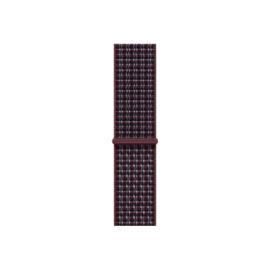 APPLE 46mm Burgundy Plaid Sport Loop Apple