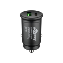Goobay 59521 27 W Power Delivery Dual-USB Auto Fast Charger USB-C PD Goobay
