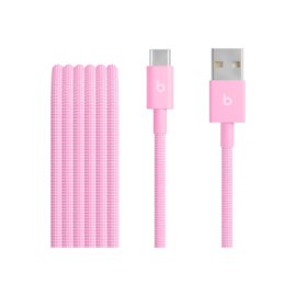Apple USB-A to USB-C Woven Cable (1.5m) - Power Pink Apple