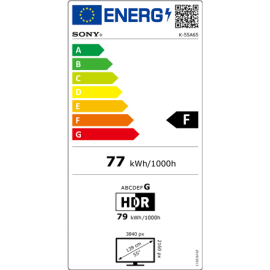Sony 4K OLED TV K55A65PB Bravia 6 55