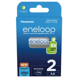Panasonic Rechargeable Batteries ENELOOP BK-3MCDE/2CP AA