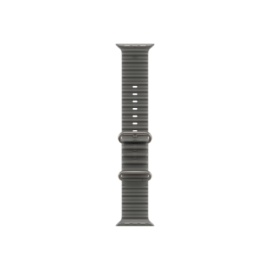 APPLE 49mm Translucent Black Ocean Band - Natural Titanium Finish Apple