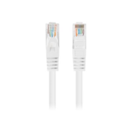 Lanberg Patchcord CAT.5E UTP 0.25M fluke passed 10-pack, White PCU5-20CC-0025-W