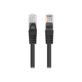 Lanberg Patchcord CAT.6 UTP 0.25M fluke passed 10-pack, Black PCU6-20CC-0025-BK
