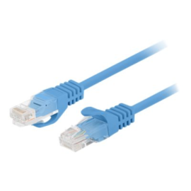 Lanberg Patchcord CAT.6 UTP 0.25M fluke passed 10-pack, Blue PCU6-20CC-0025-B