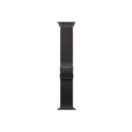 APPLE 49mm Black Titanium Milanese Loop - Large Apple