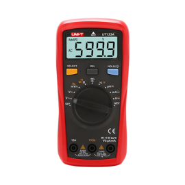 UNI-T UT133A Digital Multimeter, 6000-Count Backlit LCD, Auto Range, -40 to 1000 °C